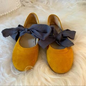 {Zara} girls suede bow tie dress shoe EU 31/US 12.5-13